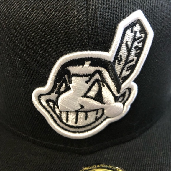 NWT Rare Fitted Cleveland Indians Hat Chief Wahoo - Picture 2 of 4